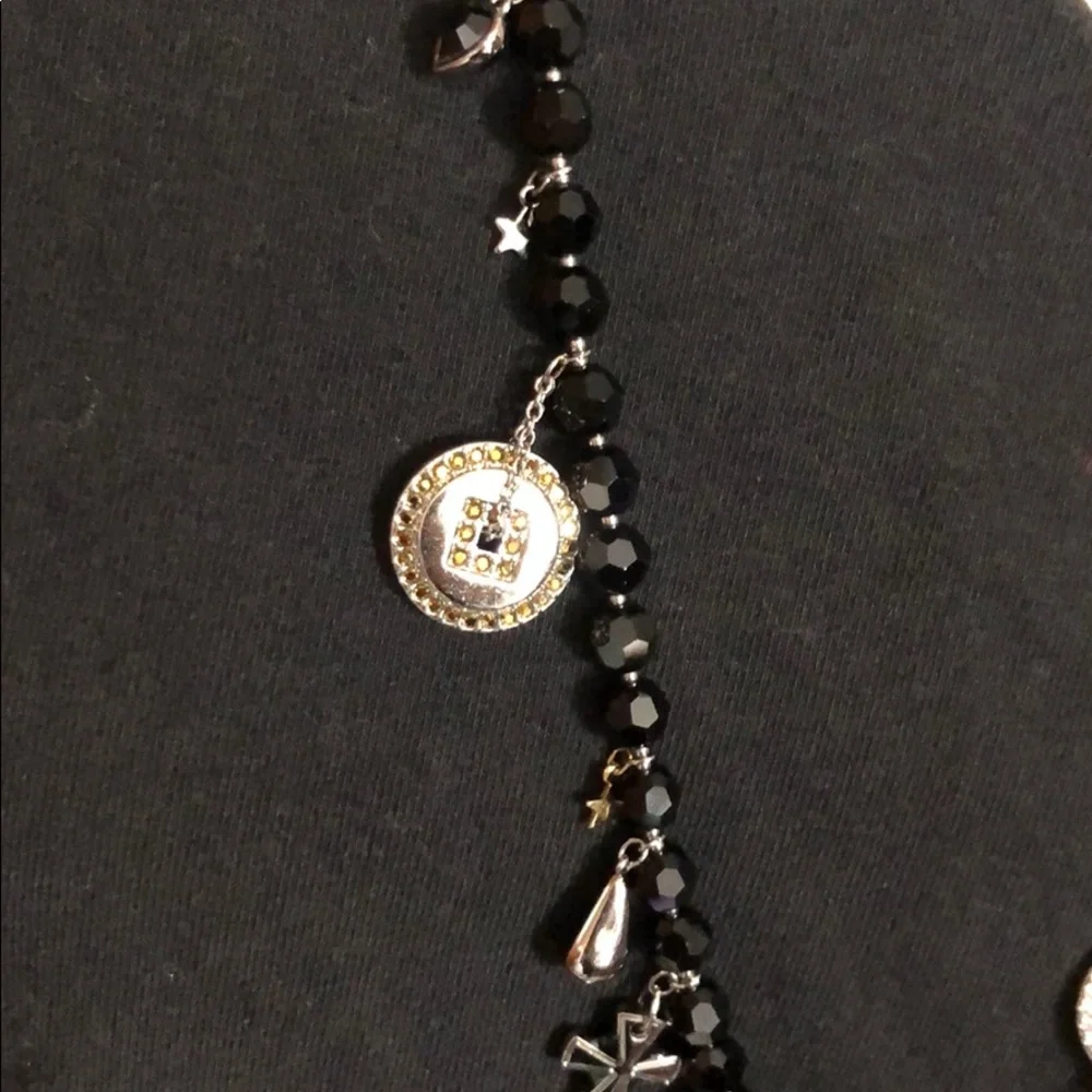 Swarovski magic long  necklace with locket